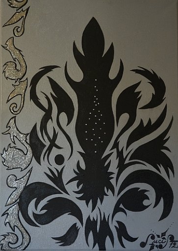 Lucija06.bmp - Moč ognja - (Akril na platnu, 50 x 90